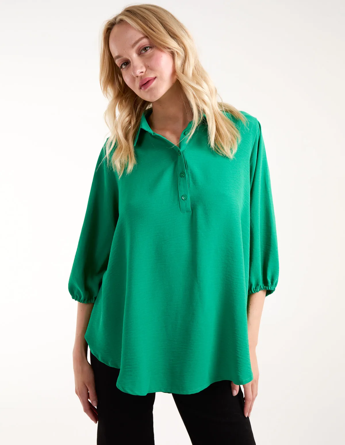 Batwing Shirt With 3/4 Sleeve sold by Blue Vanilla