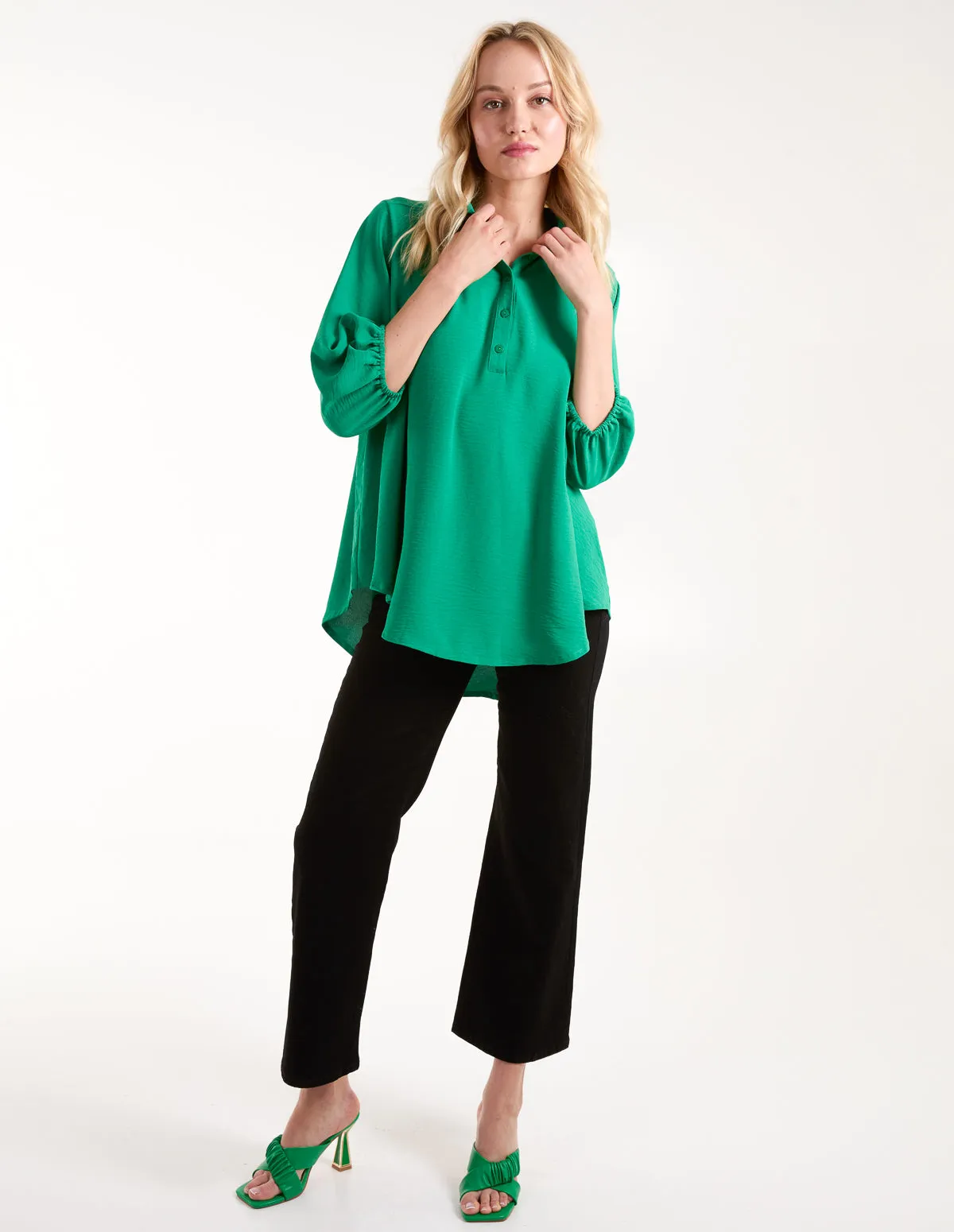 Batwing Shirt With 3/4 Sleeve sold by Blue Vanilla product image thumbnail 2