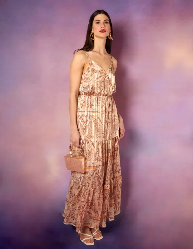 Paisley Wrap Dress sold by Blue Vanilla