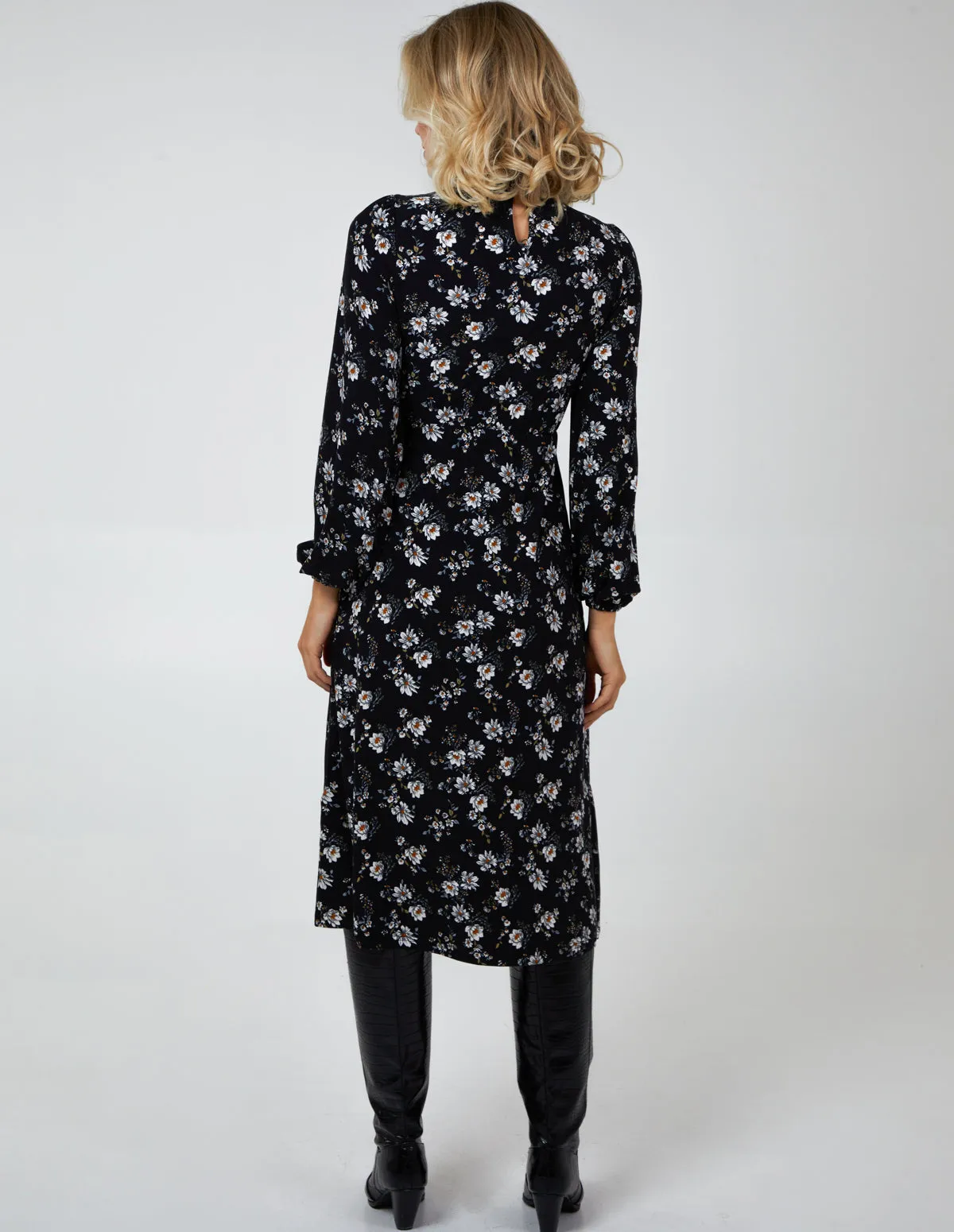 Tie Wrap Midi Dress sold by Blue Vanilla product image thumbnail 5