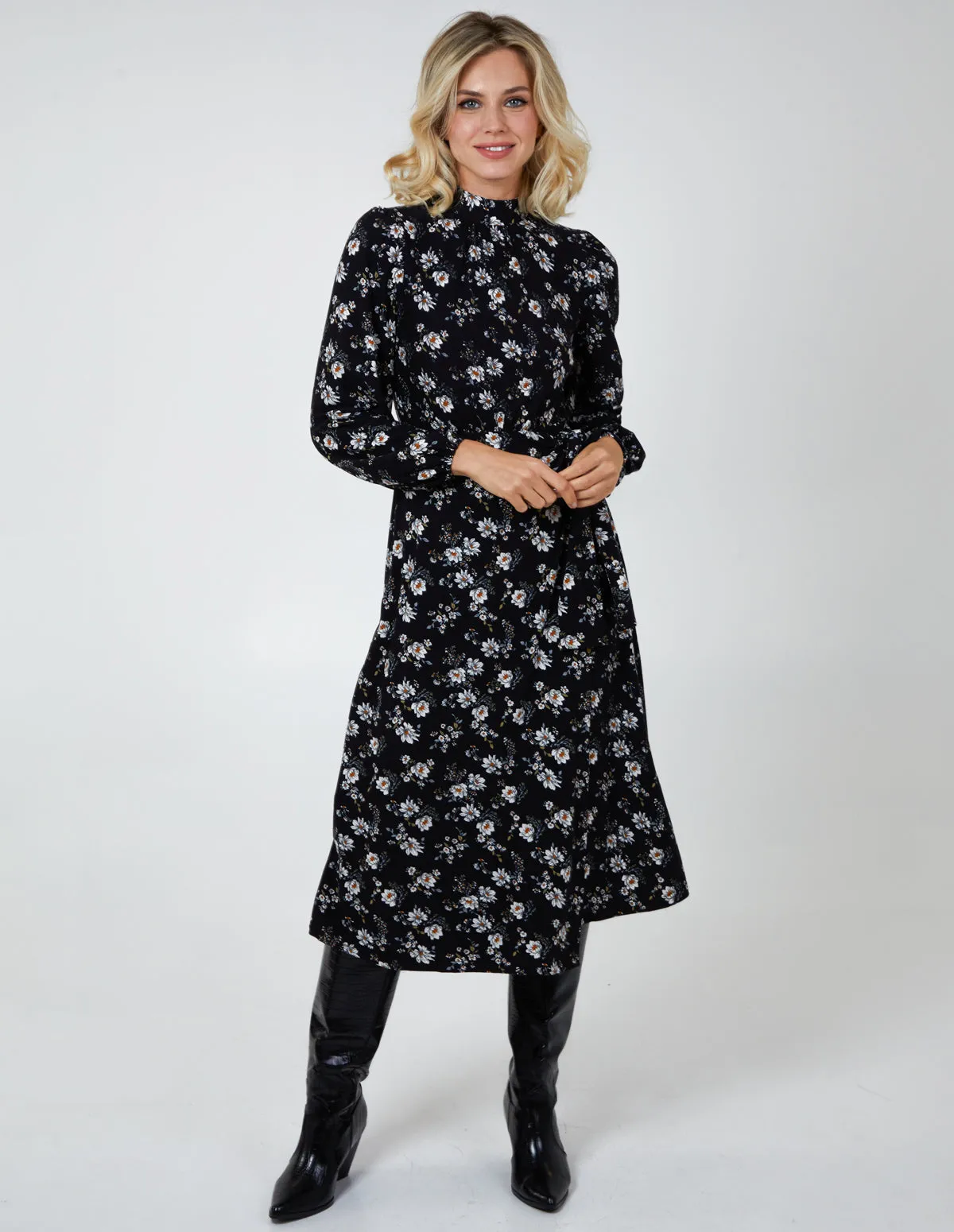 Tie Wrap Midi Dress sold by Blue Vanilla