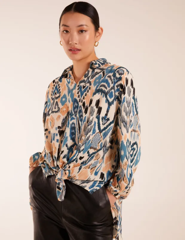 Abstract Printed Shirt sold by Blue Vanilla