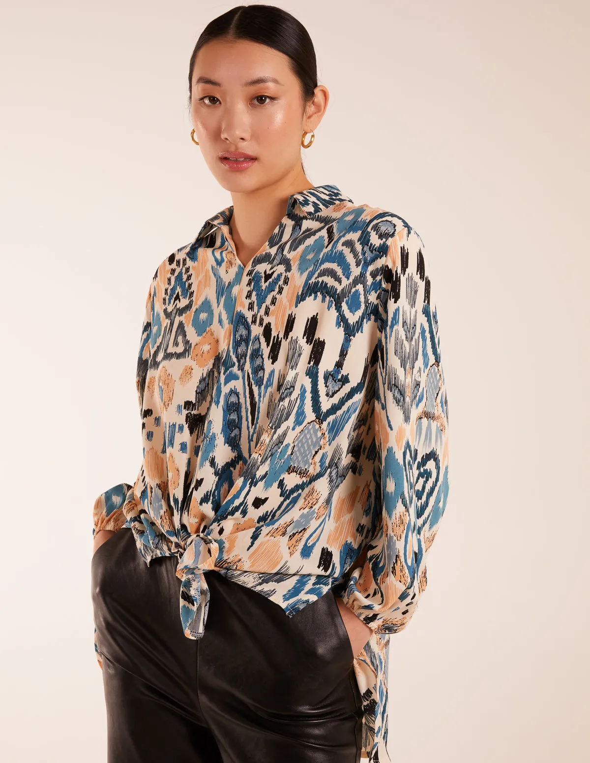 Abstract Printed Shirt sold by Blue Vanilla
