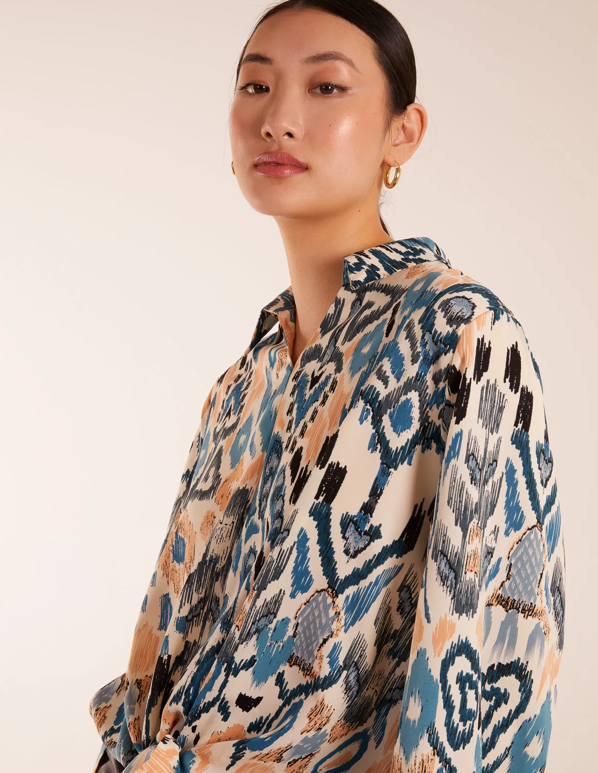 Abstract Printed Shirt sold by Blue Vanilla product image thumbnail 3