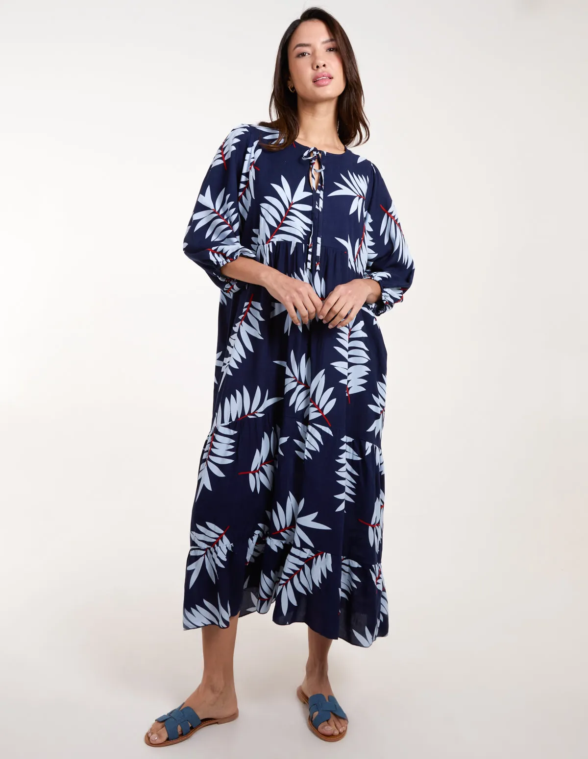 Relaxed Floral Maxi Dress sold by Blue Vanilla product image thumbnail 3