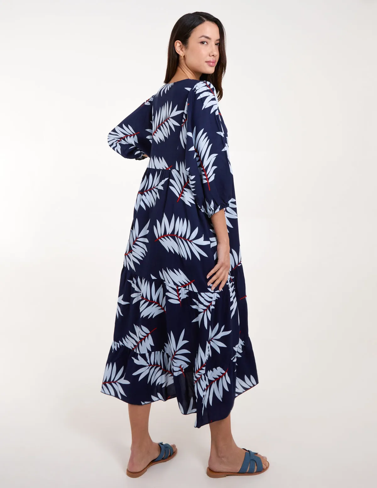 Relaxed Floral Maxi Dress sold by Blue Vanilla product image thumbnail 4