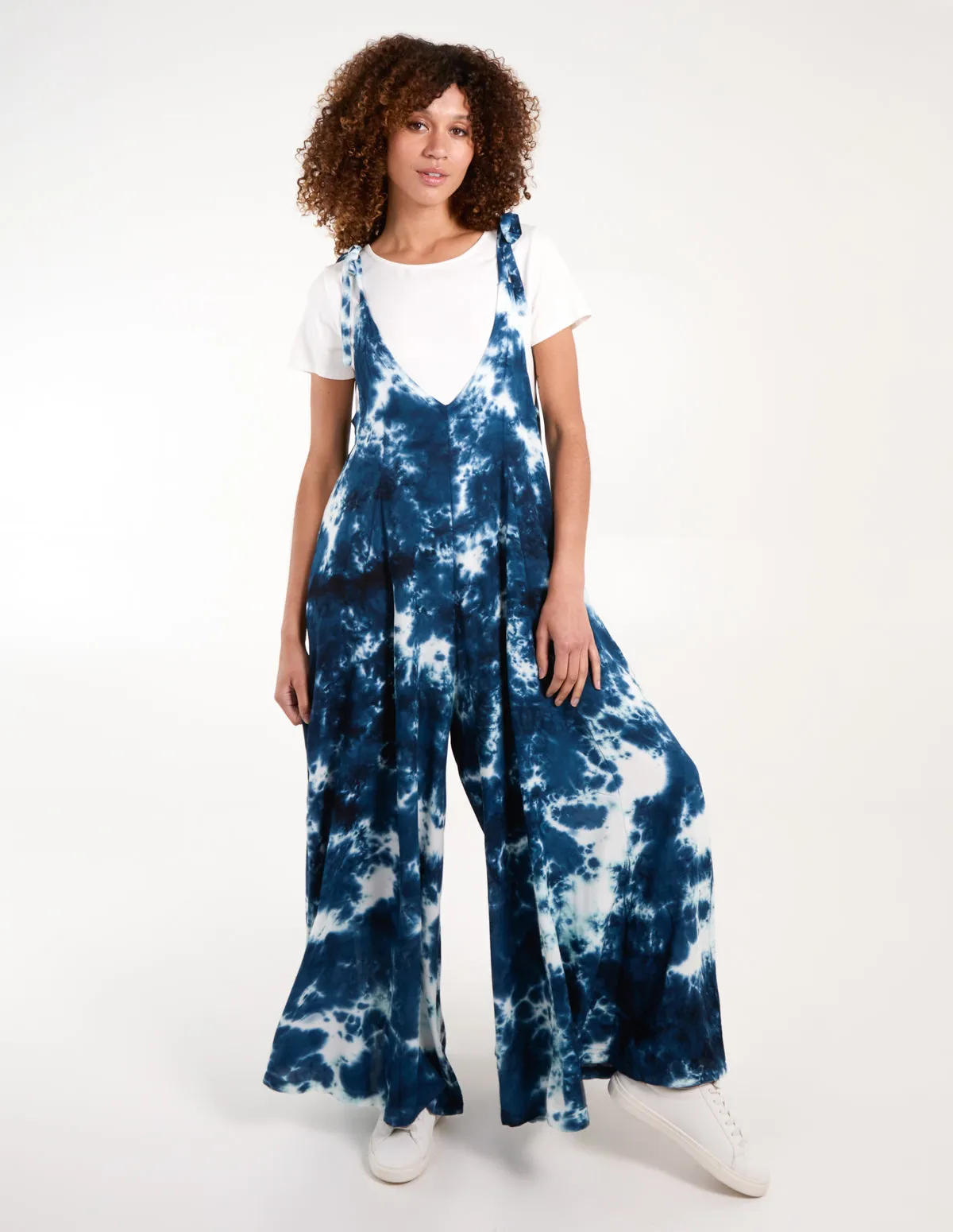 Tie Dye Wide Leg Jumpsuit sold by Blue Vanilla product image thumbnail 2