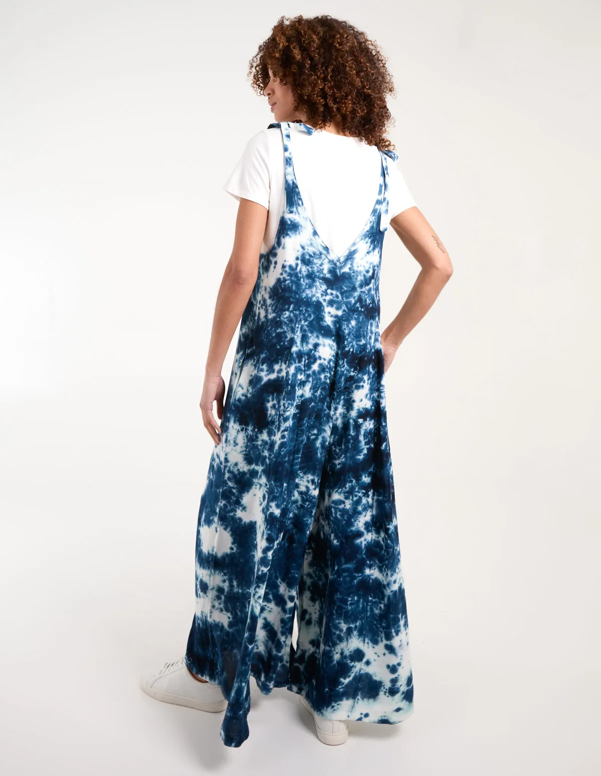 Tie Dye Wide Leg Jumpsuit sold by Blue Vanilla product image thumbnail 4