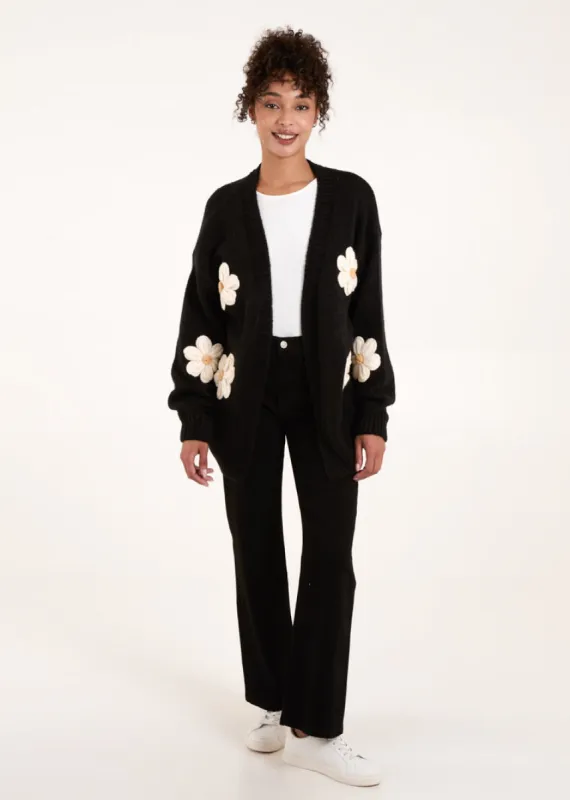 Daisy Large Flower Cardigan sold by Blue Vanilla