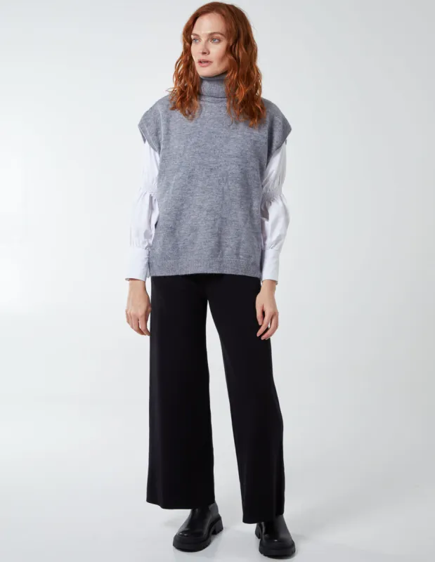 Knitted Drawstring Culottes sold by Blue Vanilla