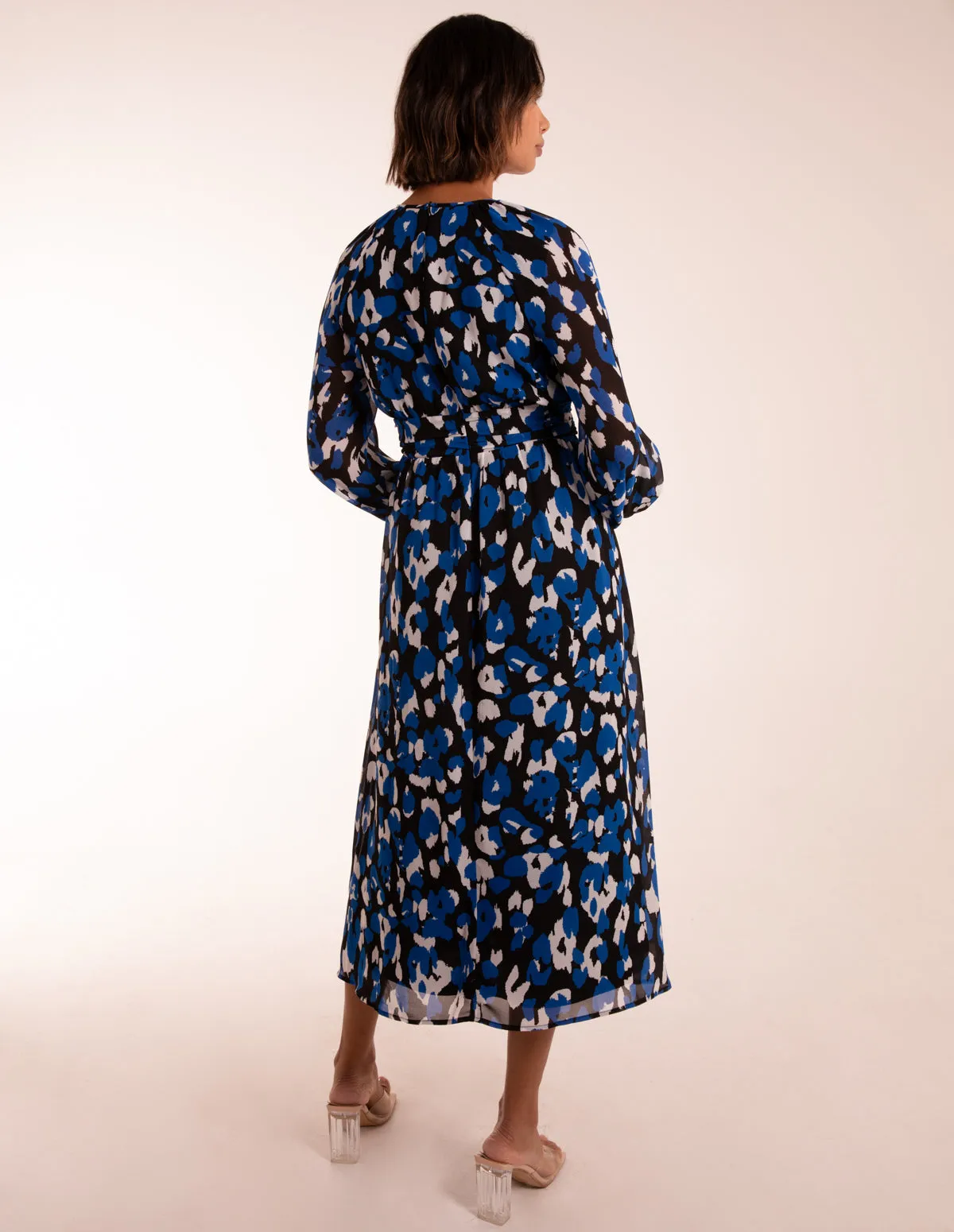 Blue Animal Keyhole Raglan Midi Dress sold by Blue Vanilla product image thumbnail 5