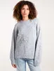 Knit Flower Embroidery Cropped Jumper sold by Blue Vanilla