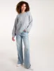 Knit Flower Embroidery Cropped Jumper sold by Blue Vanilla