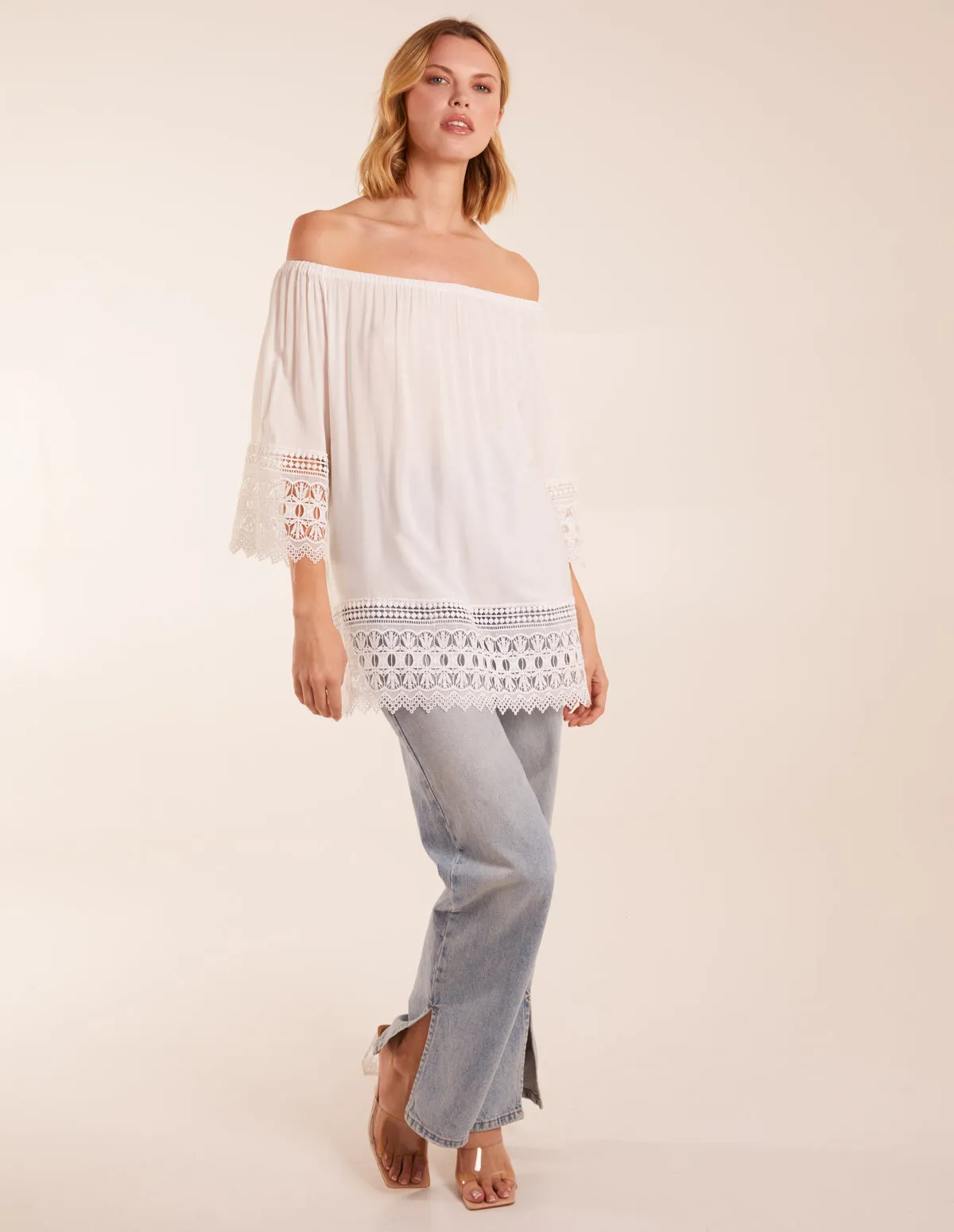 Round Neck Detail Blouse sold by Blue Vanilla product image thumbnail 3