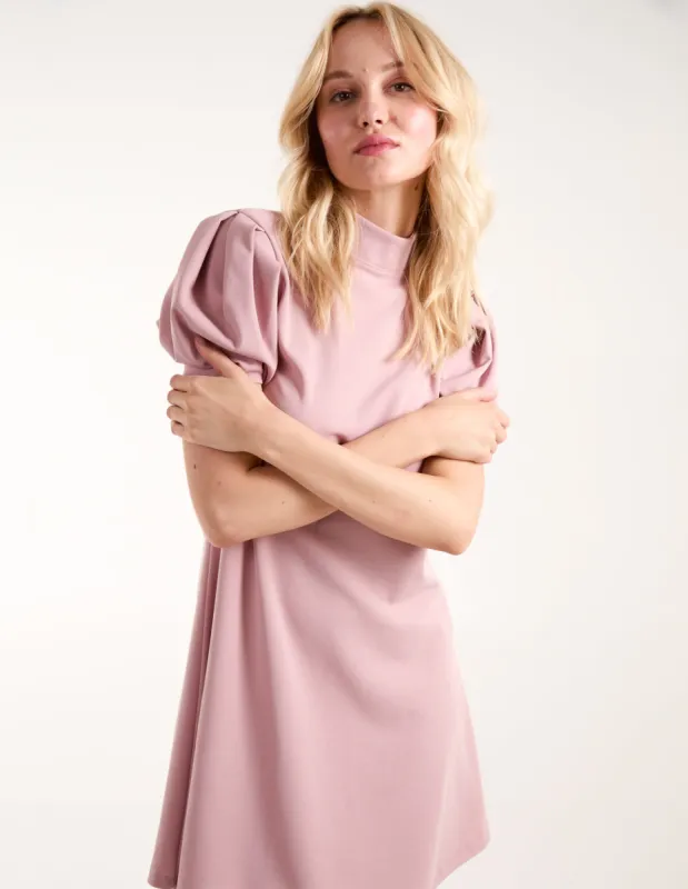 Puff Sleeve Swing Dress sold by Blue Vanilla