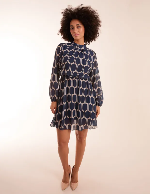 Geometric Print Dress sold by Blue Vanilla