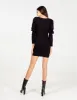 Square Neck Puff Sleeve Jumper Dress sold by Blue Vanilla
