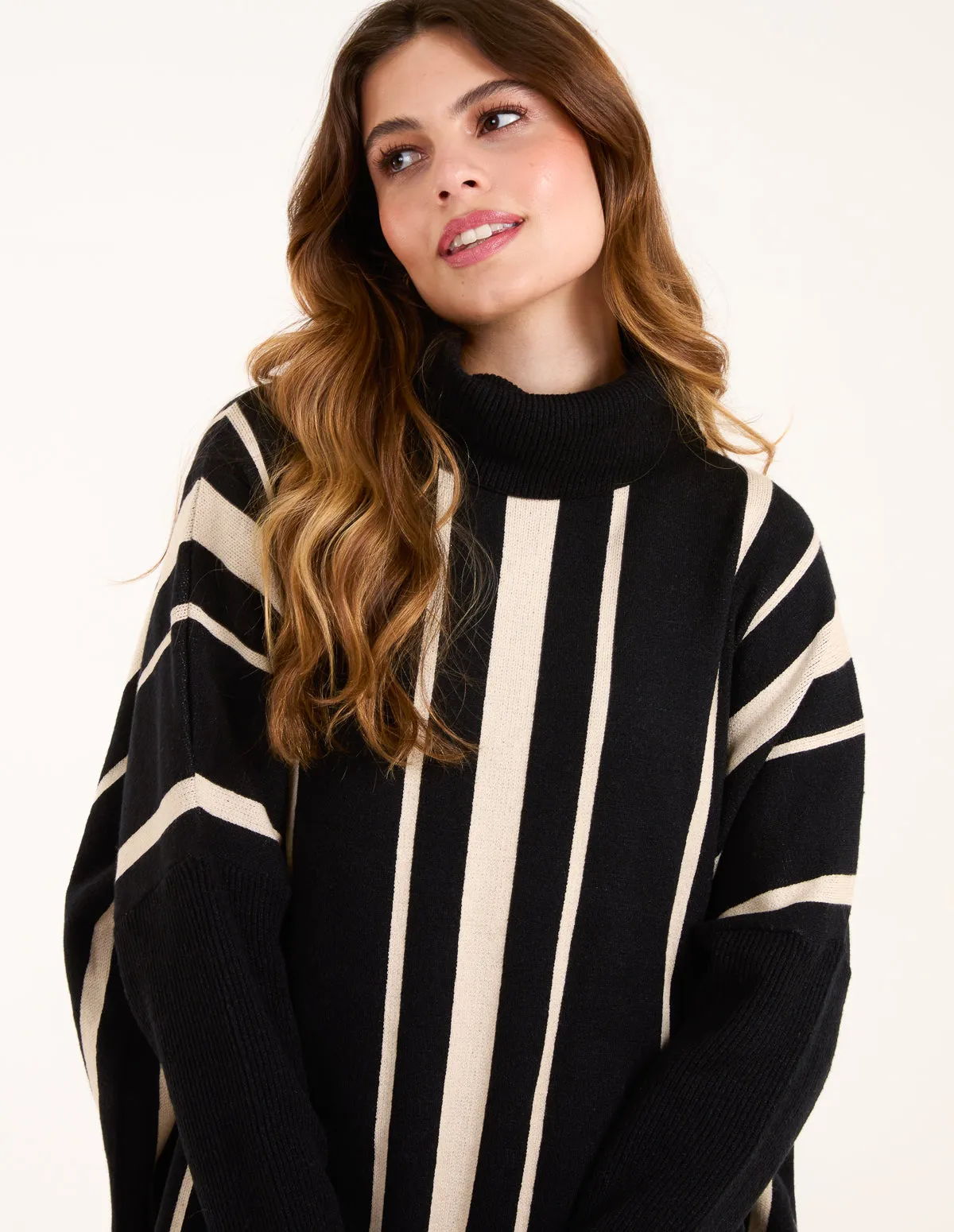 Roll Neck Pinstripe Jumper sold by Blue Vanilla product image thumbnail 2