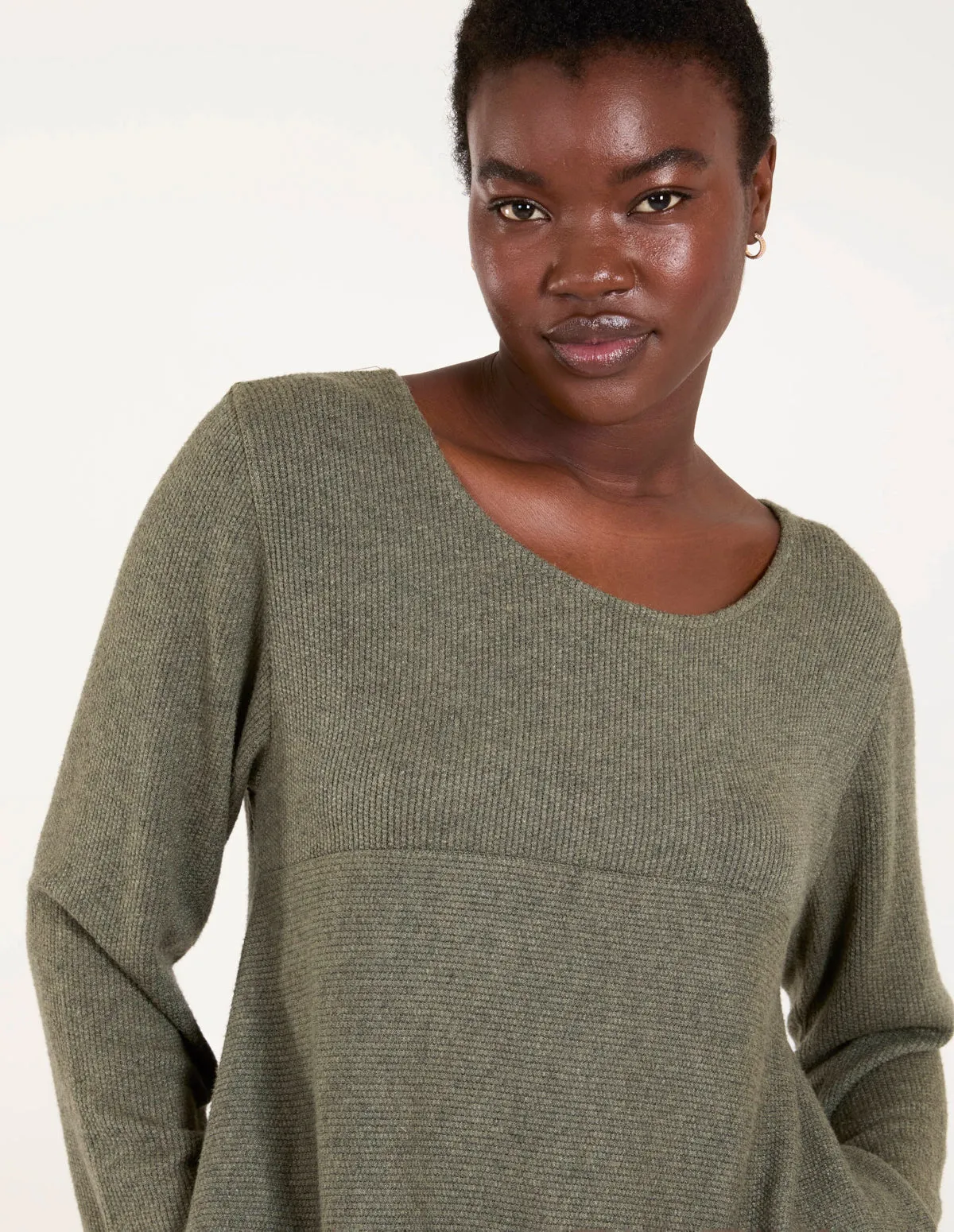 Rib Side Split Tunic sold by Blue Vanilla product image thumbnail 3