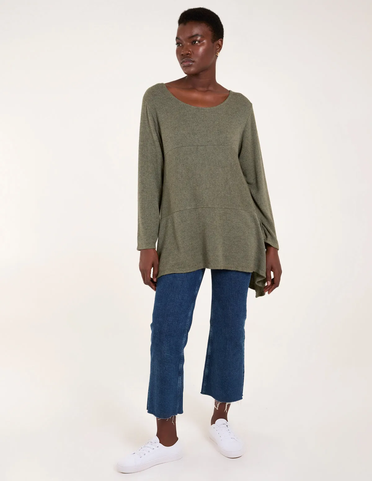 Rib Side Split Tunic sold by Blue Vanilla product image thumbnail 2