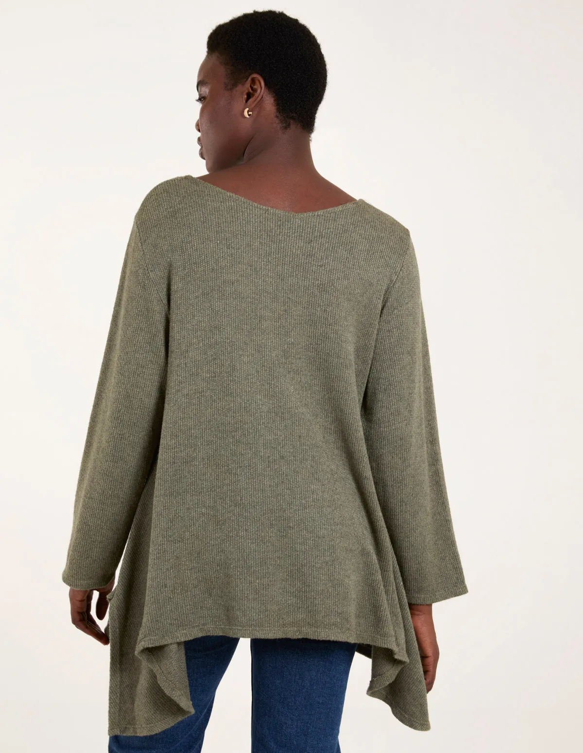 Rib Side Split Tunic sold by Blue Vanilla product image thumbnail 4