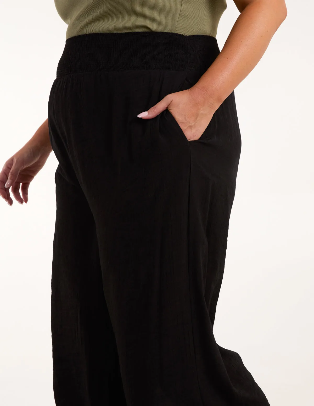 Curve Wide Leg Trousers sold by Blue Vanilla product image thumbnail 3