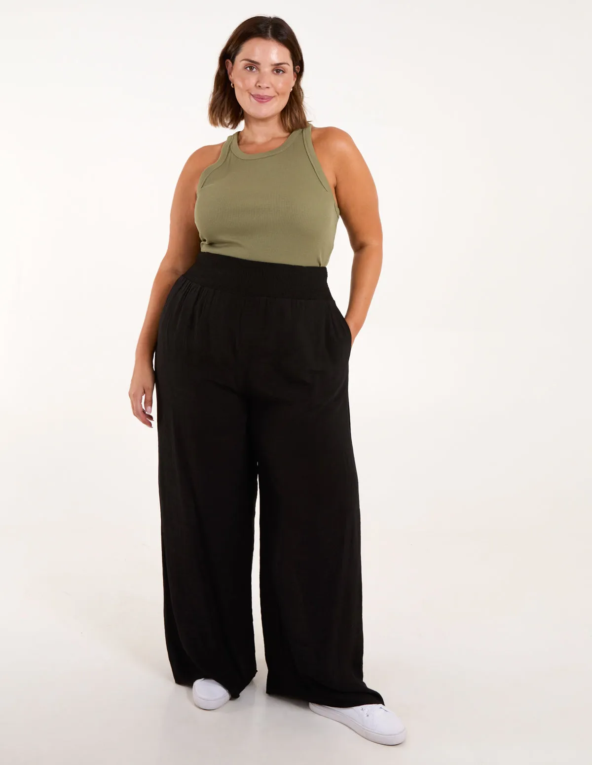 Curve Wide Leg Trousers sold by Blue Vanilla product image thumbnail 2