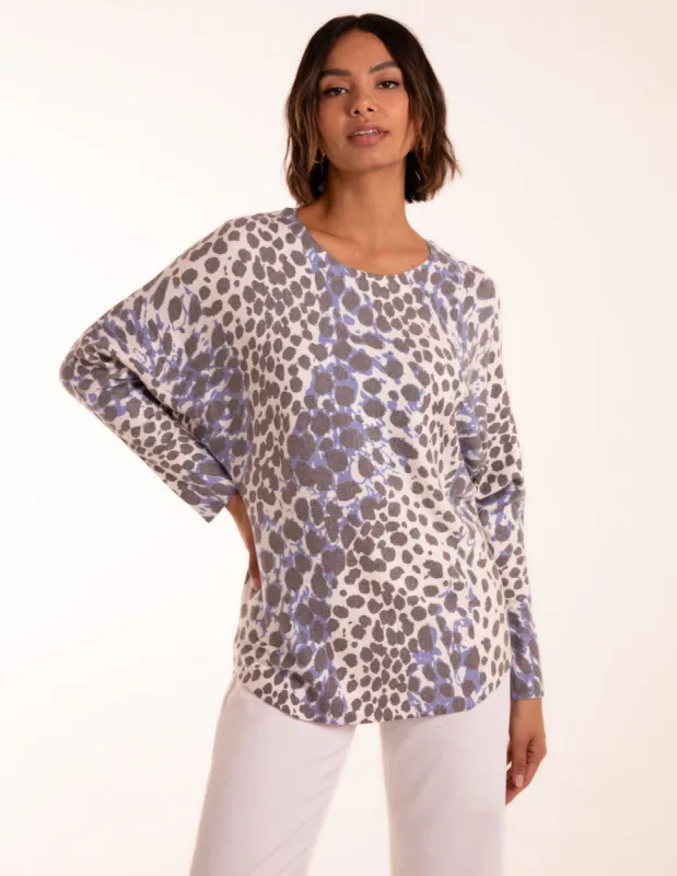 Leopard Soft Jumper sold by Blue Vanilla