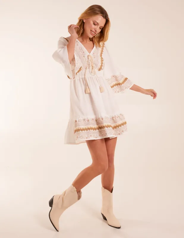 Embroidered Dress sold by Blue Vanilla