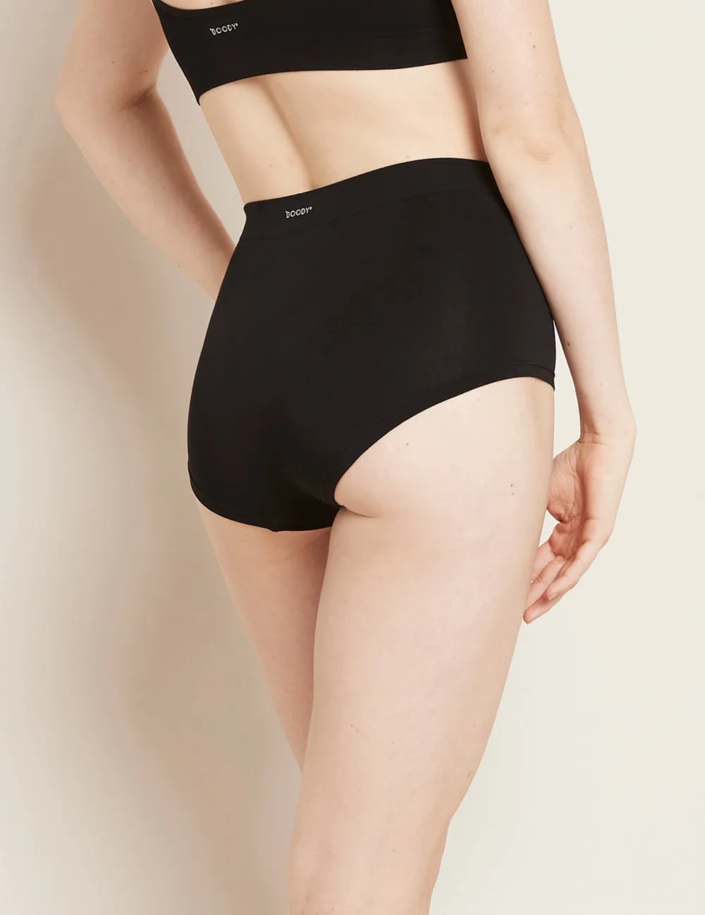 LYOLYTE Full Boyleg Brief - Black sold by Boody Eco Wear product image thumbnail 3