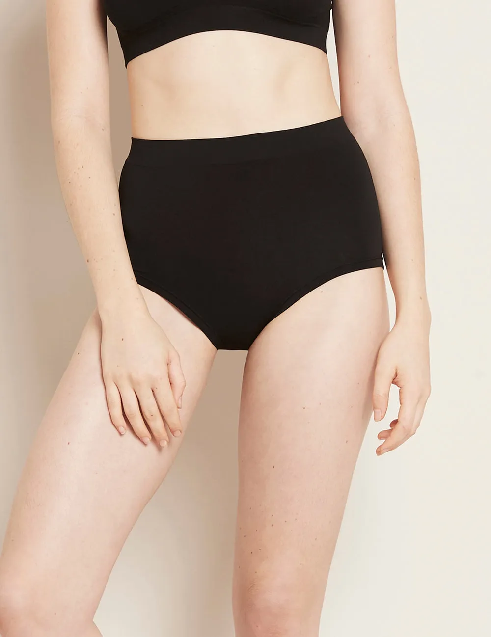 LYOLYTE Full Boyleg Brief - Black sold by Boody Eco Wear product image thumbnail 2