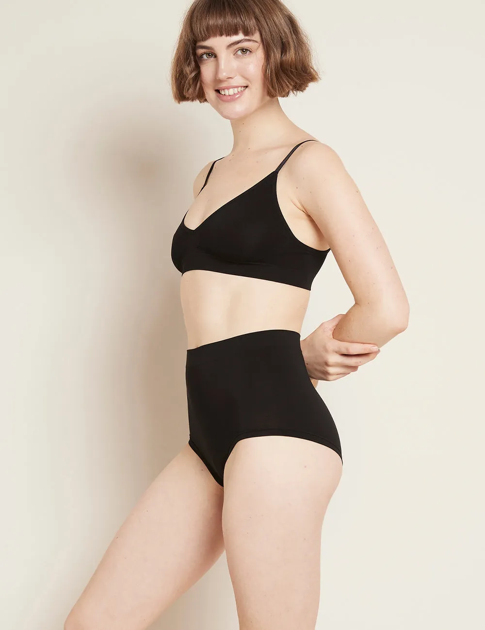 LYOLYTE Full Boyleg Brief - Black sold by Boody Eco Wear