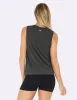 Women's Active Muscle Tank Top - Dark Marl sold by Boody Eco Wear