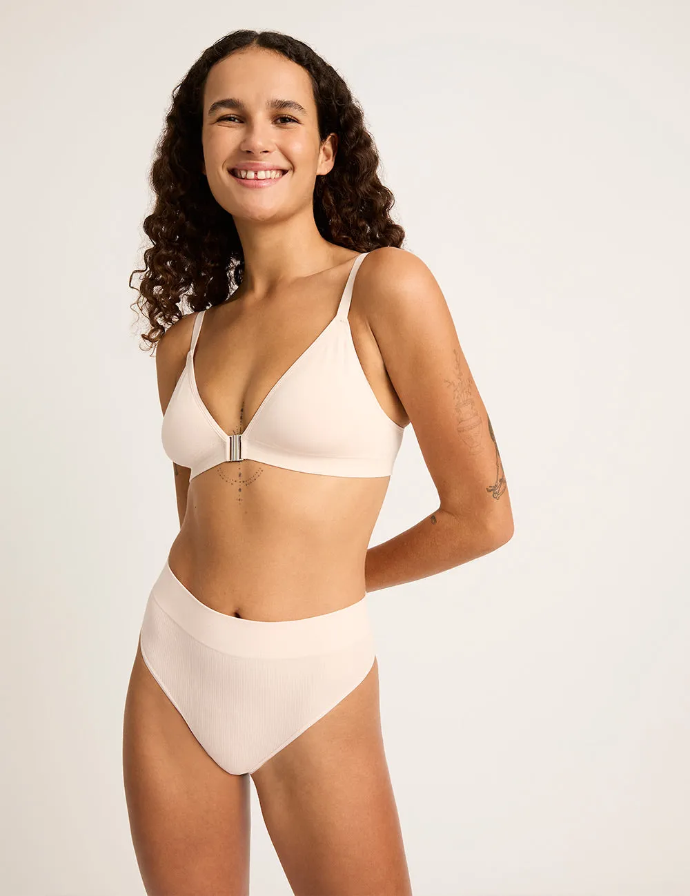 LYOLYTE Padded Bralette - Powder Pink sold by Boody Eco Wear product image thumbnail 3