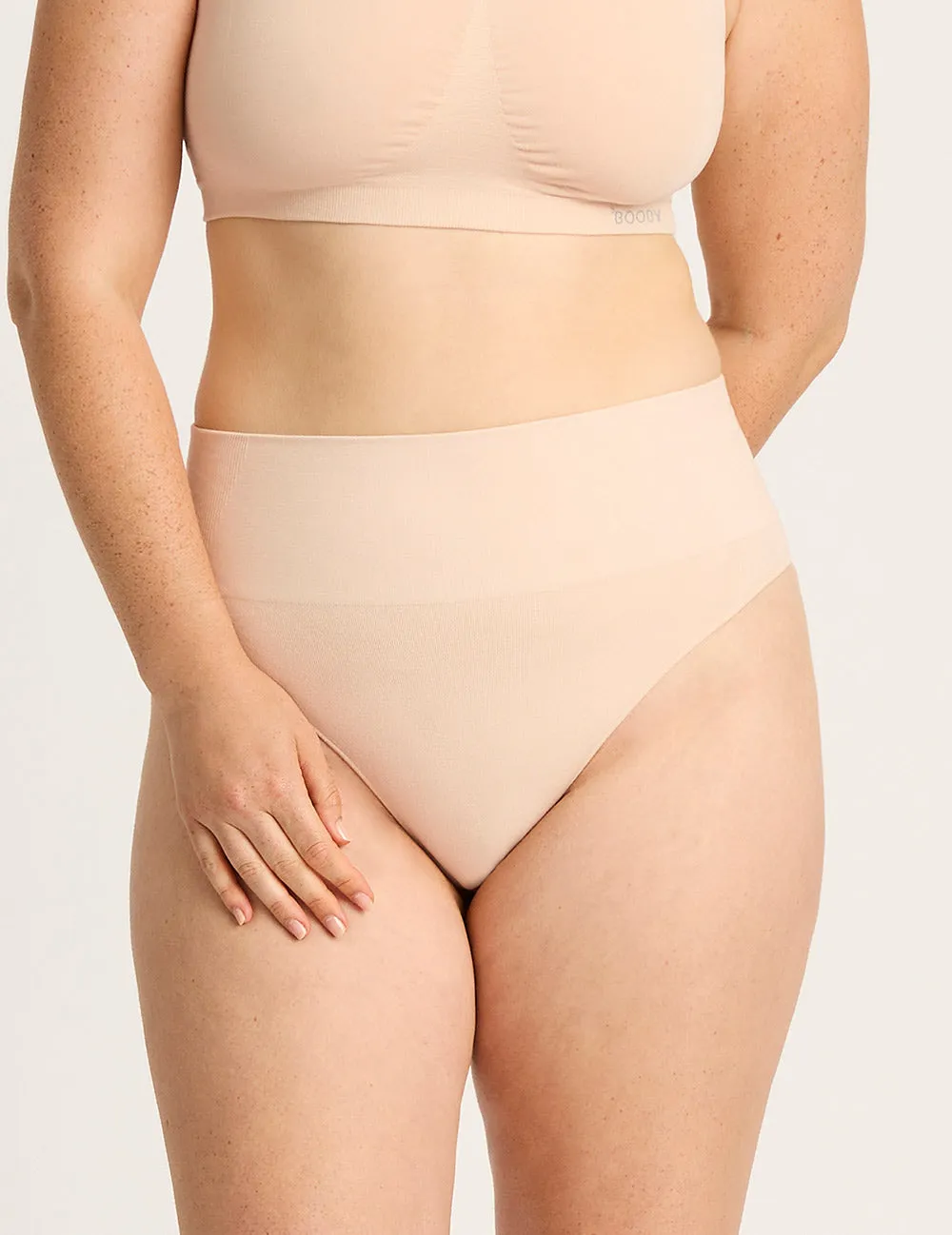 Shaper High Waist G-String - Shell sold by Boody Eco Wear product image thumbnail 3