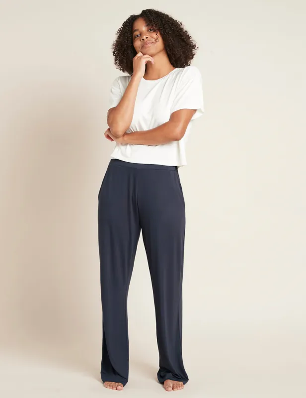 Downtime Wide Leg Lounge Pants - Storm sold by Boody Eco Wear