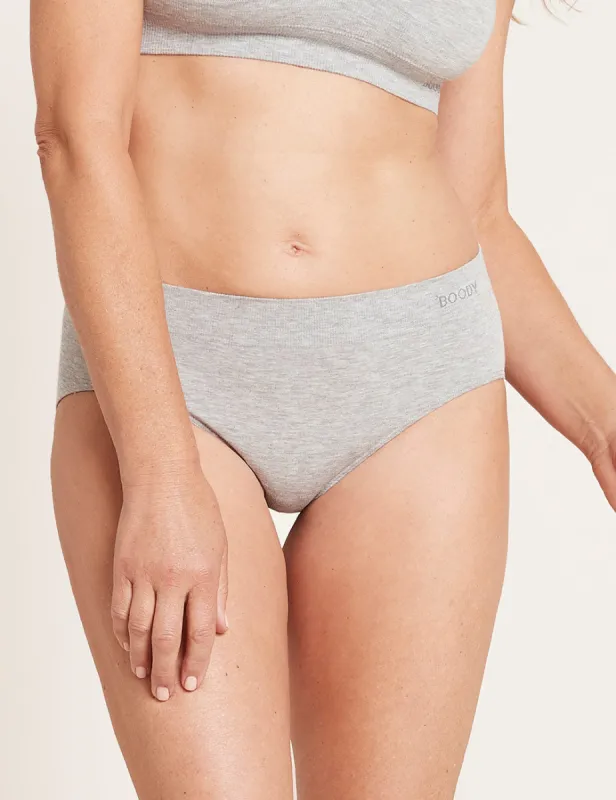Midi Briefs - Light Grey Marl sold by Boody Eco Wear