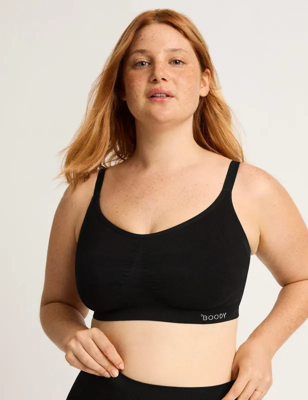 Full Bust Wireless Bra - Black sold by Boody Eco Wear