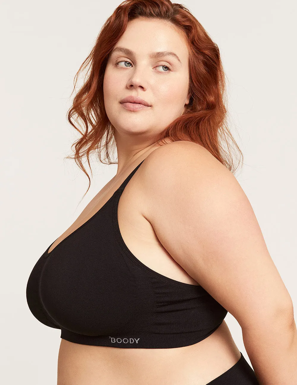 Full Bust Wireless Racerback Bra - Black sold by Boody Eco Wear product image thumbnail 2