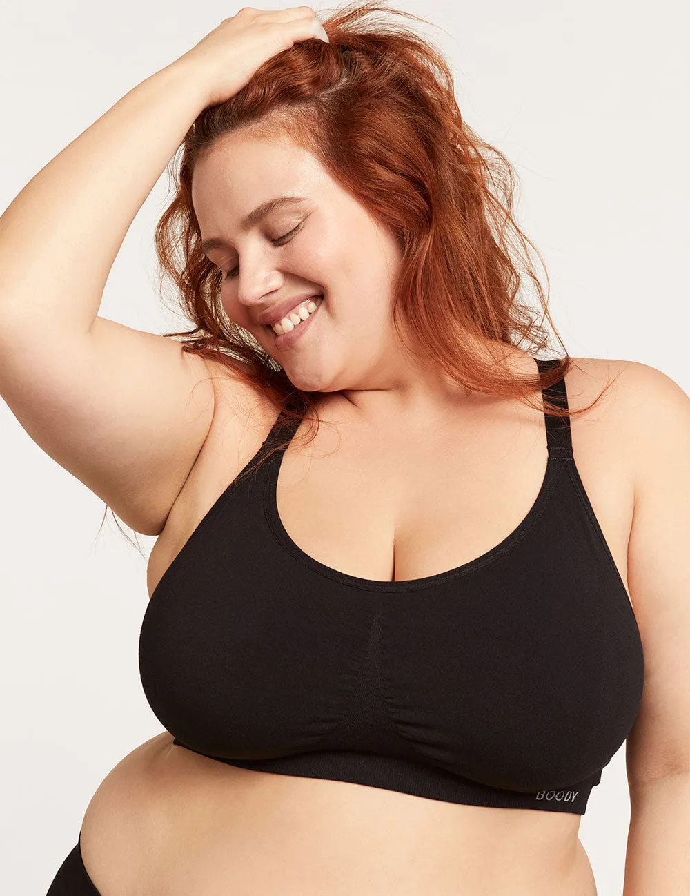 Full Bust Wireless Racerback Bra - Black sold by Boody Eco Wear product image thumbnail 4