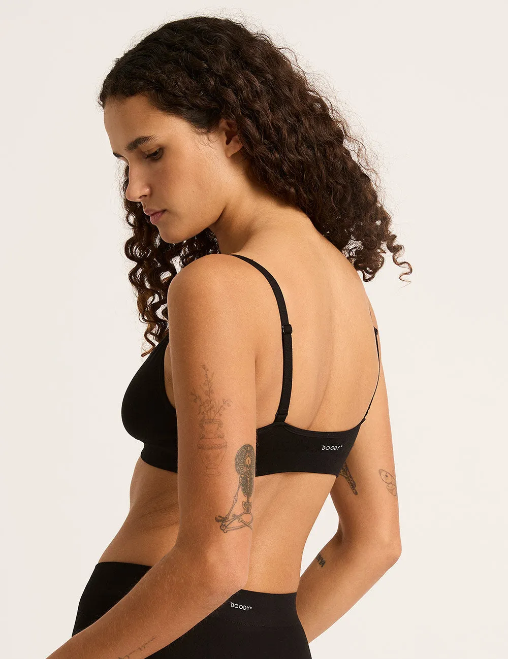 LYOLYTE Padded Bralette - Black sold by Boody Eco Wear product image thumbnail 2