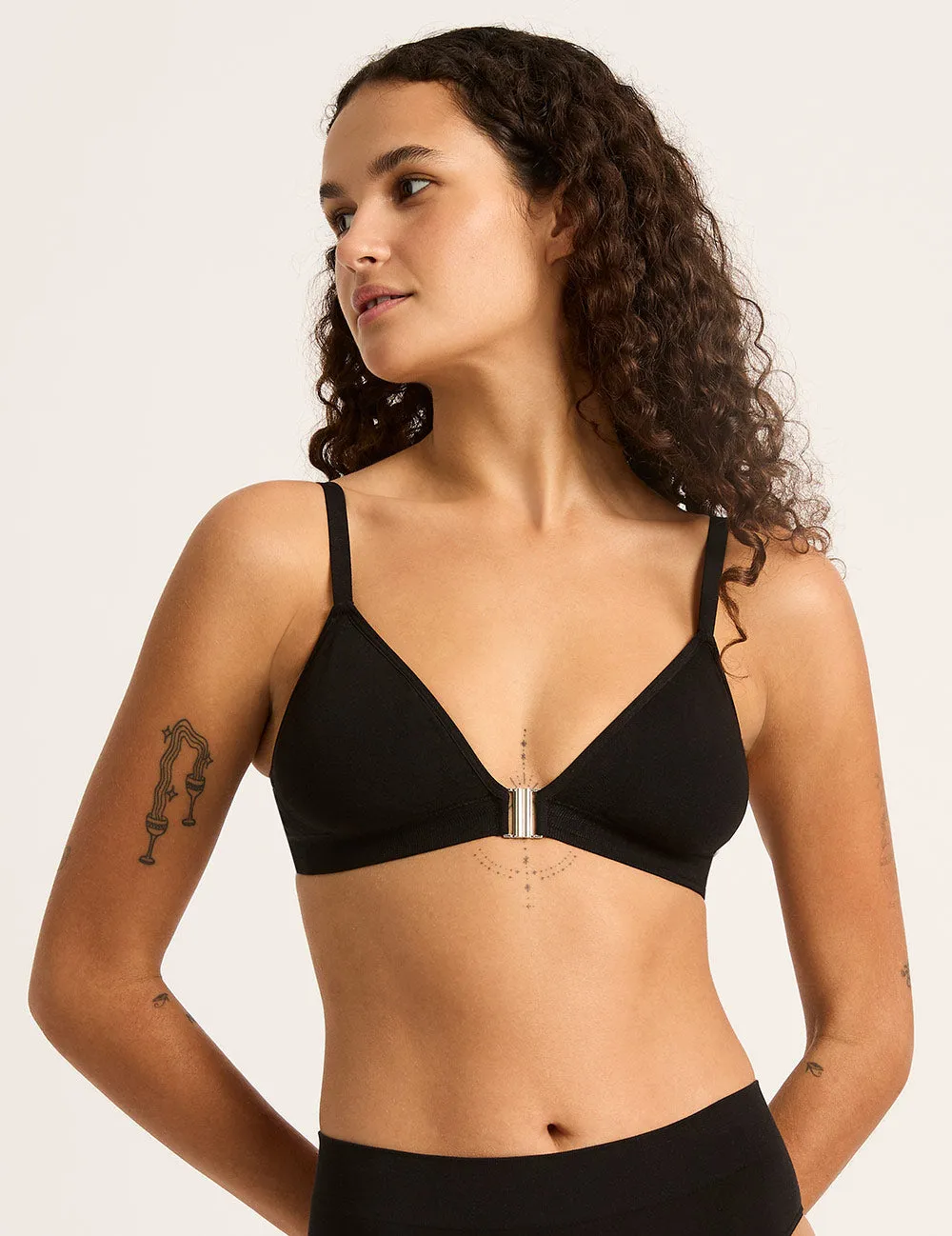 LYOLYTE Padded Bralette - Black sold by Boody Eco Wear
