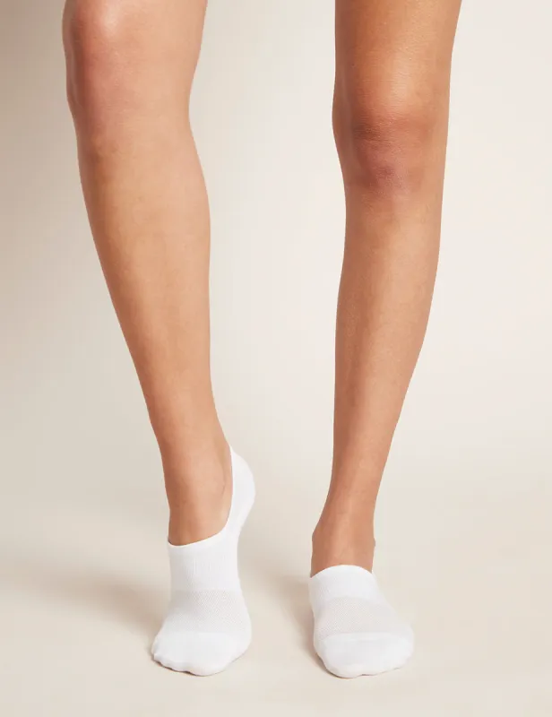Women's Everyday Hidden Socks - White sold by Boody Eco Wear
