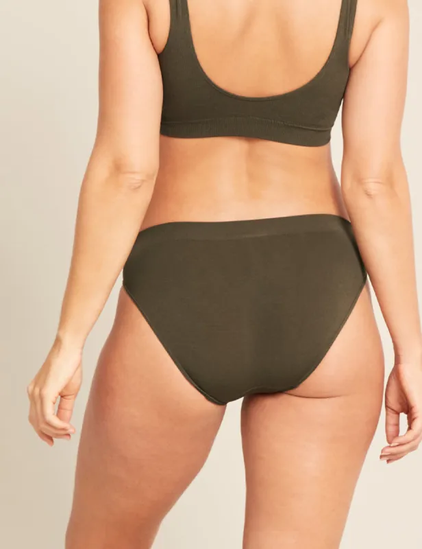 Classic Bikini - Dark Olive sold by Boody Eco Wear