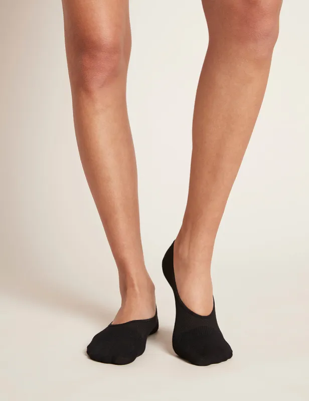 Women's Everyday Low-Cut Hidden Socks - Black sold by Boody Eco Wear