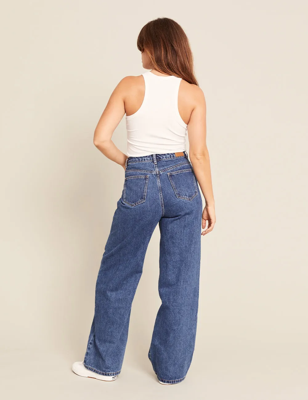 Women's Ribbed Racerback Tank - White sold by Boody Eco Wear product image thumbnail 3