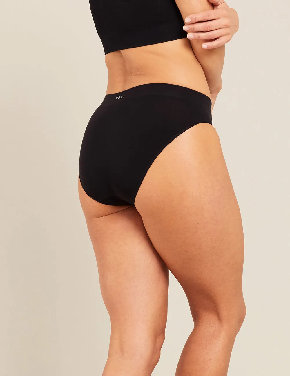 LYOLYTE Mid-Rise Brief - Black sold by Boody Eco Wear product image thumbnail 2