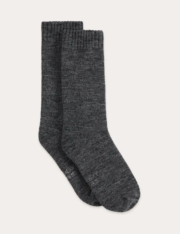 Extra Thick Workboot Socks - Black/Grey Space Dye sold by Boody Eco Wear