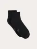 Cushioned Quarter Crew Socks - Black sold by Boody Eco Wear