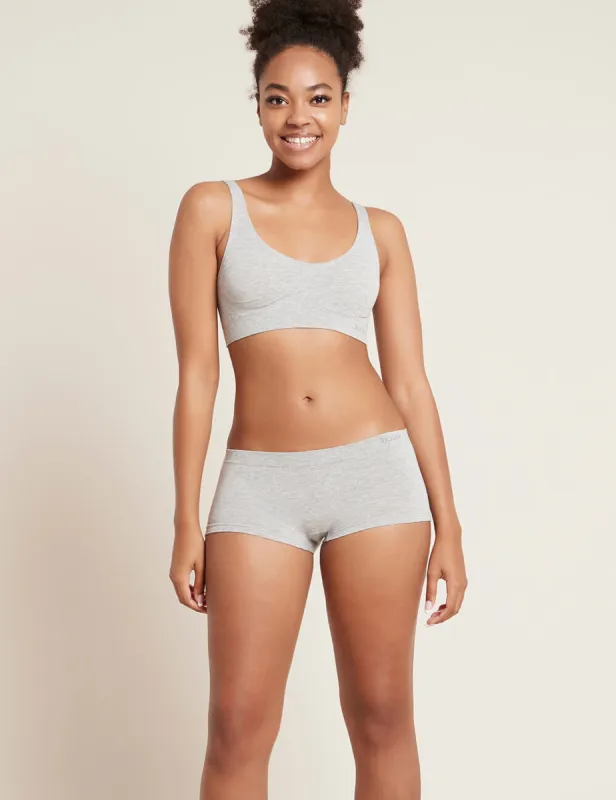 Boyleg Briefs - Light Grey Marl sold by Boody Eco Wear
